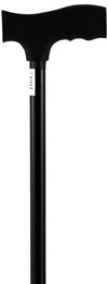 CANE W/DEVON HANDLE - BLACK