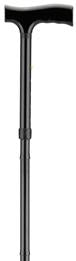 FLDG CANE W/DERBY HANDLE BLK