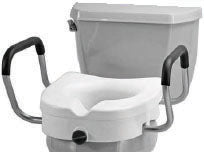 RAISED TOILET W/ARMS